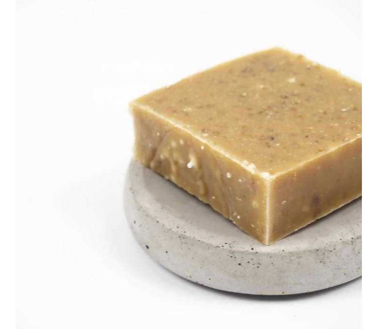 Porte-savon en béton fait à la main