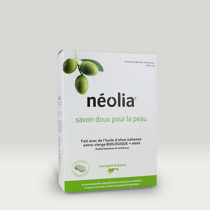 Néolia savon avec de l'huile d'olive biologique 8 x 130 g