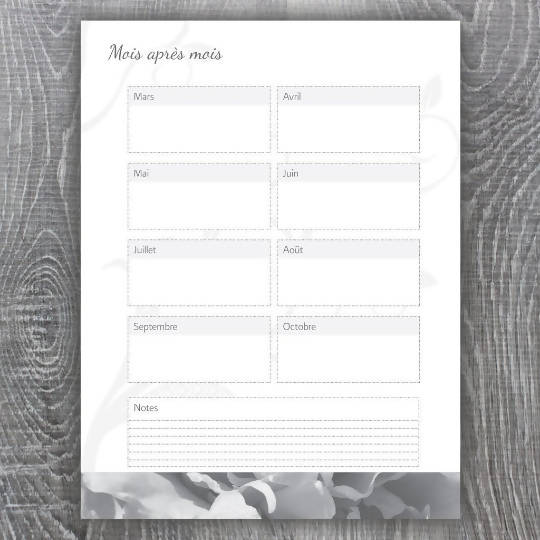 Bullet journal - mon petit jardin