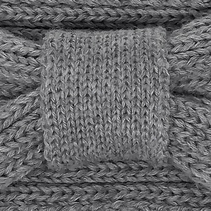 Bandeau de tête en tricot (vintage gris souris) | knit headband (vintage grey mouse)