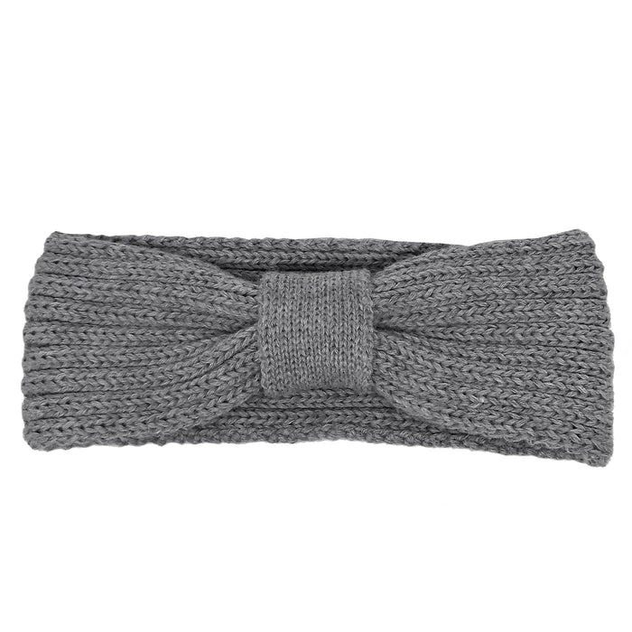 Bandeau de tête en tricot (vintage gris souris) | knit headband (vintage grey mouse)