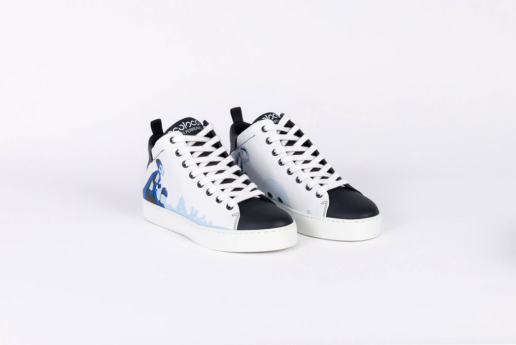 Sneakers dépareillés, véganes en "cuir" de pomme - modèle eroloco pour femmes