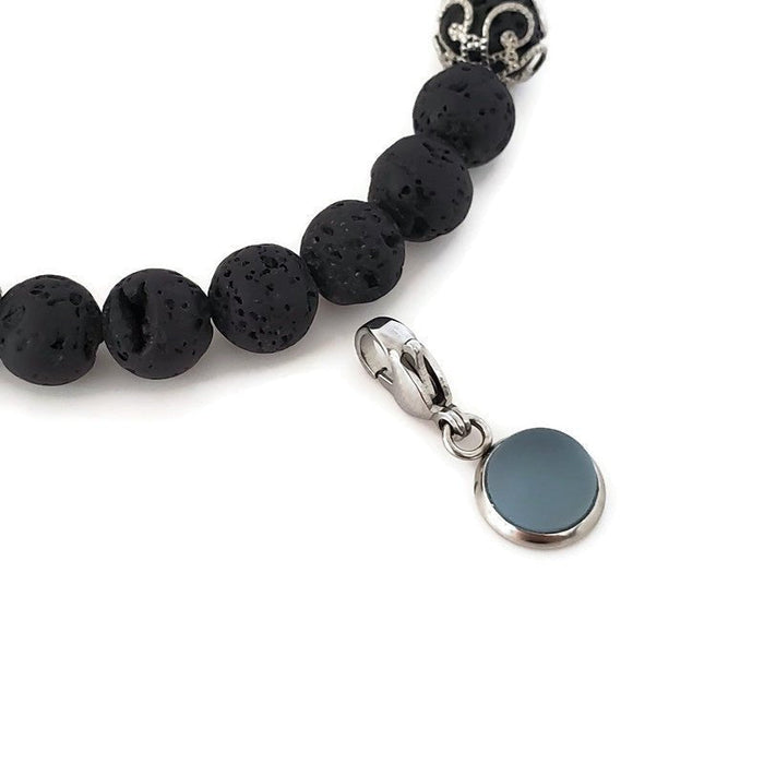 Breloque amovible pour bracelet - verre récupéré - plusieurs couleurs - Bijoux Le fil d'Ariane