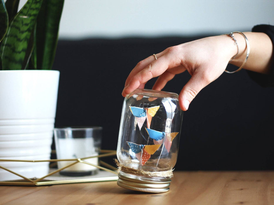 Bocal origami - papillons