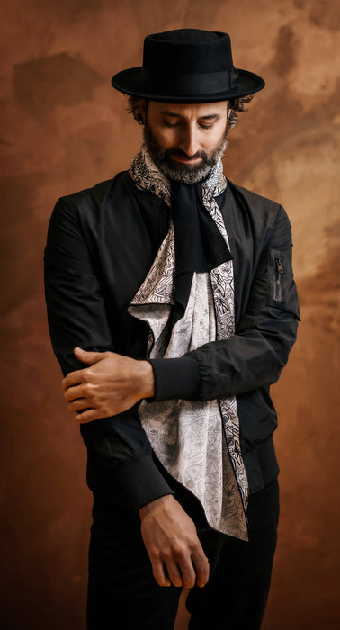 Foulard en soie | art par jb