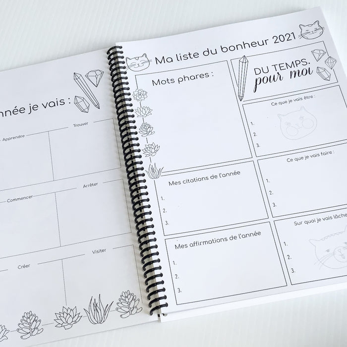 Cahier à spirale sois toi-même