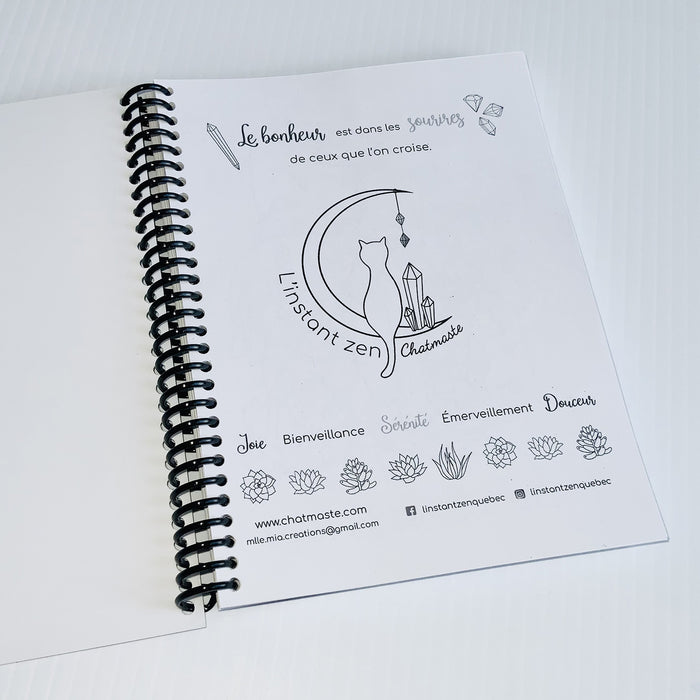 Cahier à spirale sois toi-même