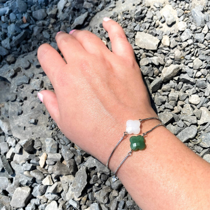 Bracelet élégance  « trèfle  »