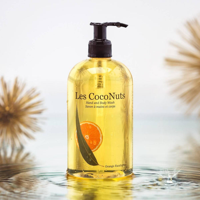 Savon à mains et corps - orange-eucalyptus