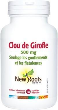 Clous de Girofles 500 mg -New Roots Herbal -Gagné en Santé