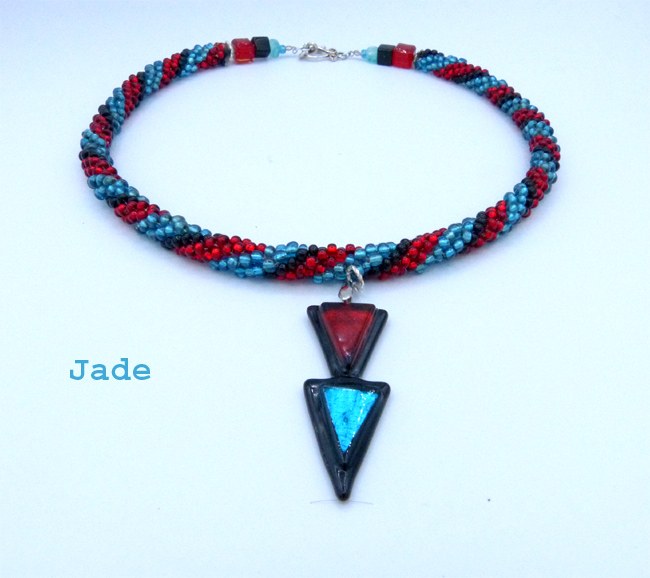 Collier de perles jade