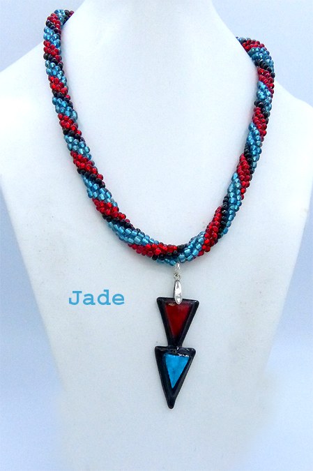 Collier de perles jade