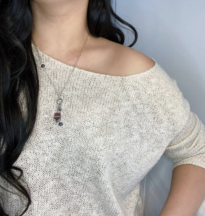 Collier délicat avec perles