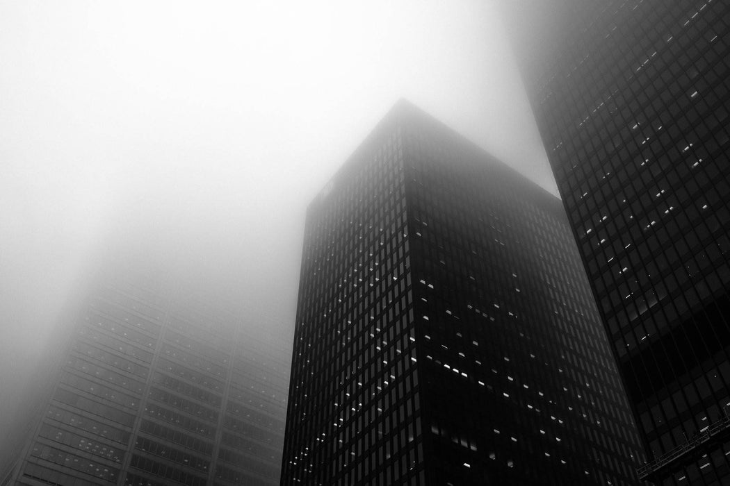 Skyscrapers in the fog (triptyque droite) par julien catella