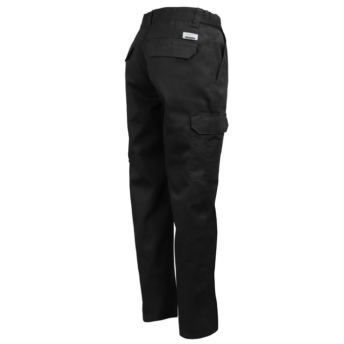 Mrb-011b pantalon cargo noir (taille flexible) gatts