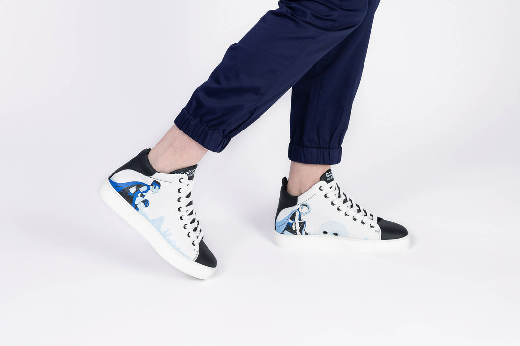 Sneakers dépareillés, véganes en "cuir" de pomme - modèle eroloco pour femmes