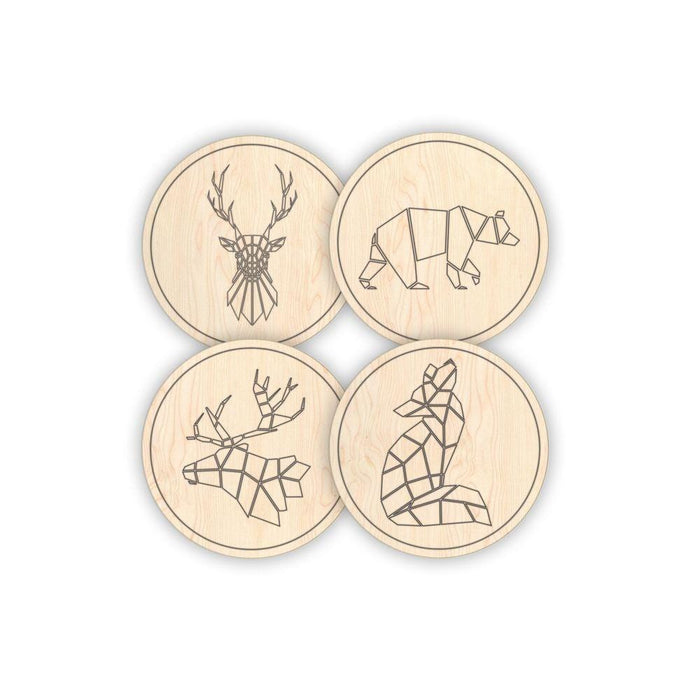 Set dessous de verre - boréal