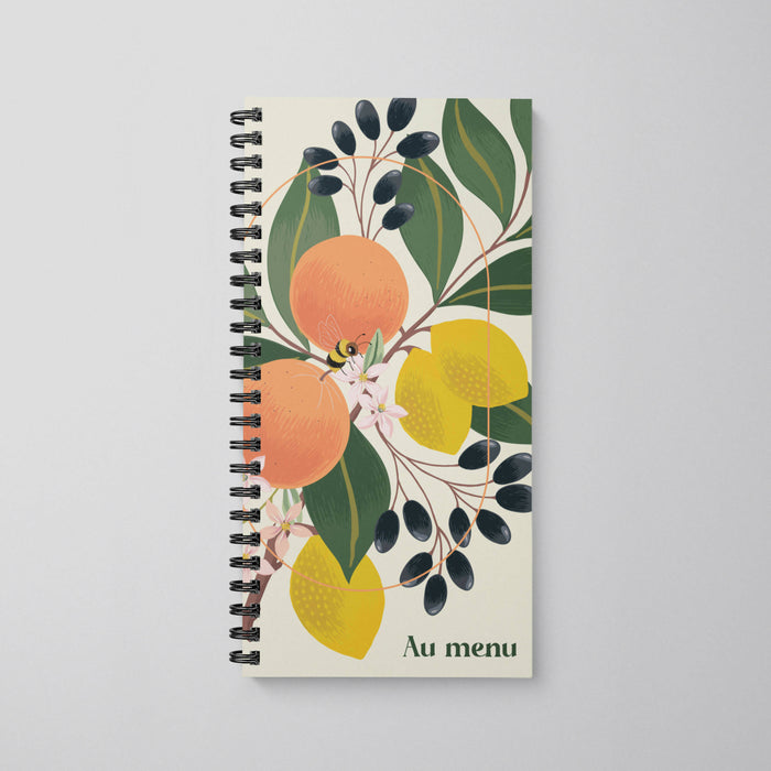 Planificateur de repas/épicerie | pêche citron