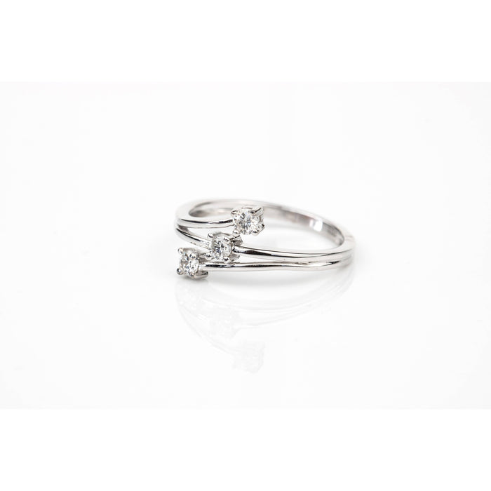 Bague diamants trinité