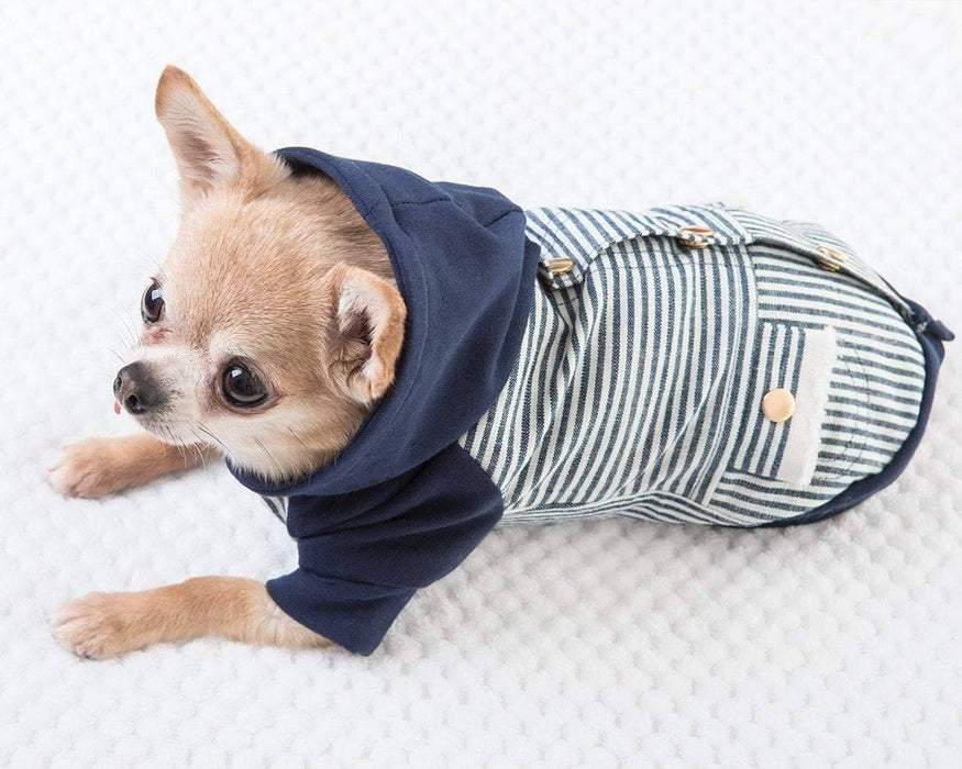 Manteau de denim jeans pour chiens, jacket mode, hoodie, manteau à capuchon non doublé xxs à l