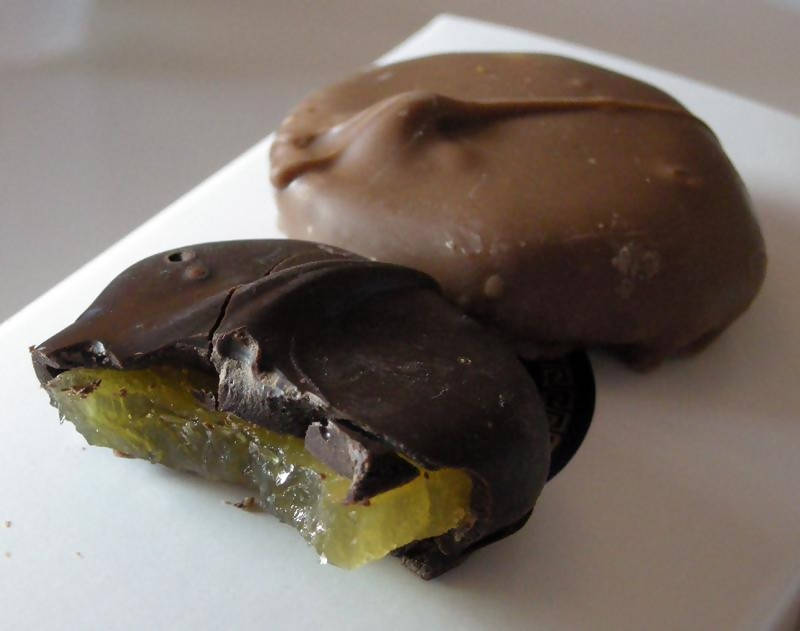 Gingembre au chocolat noir