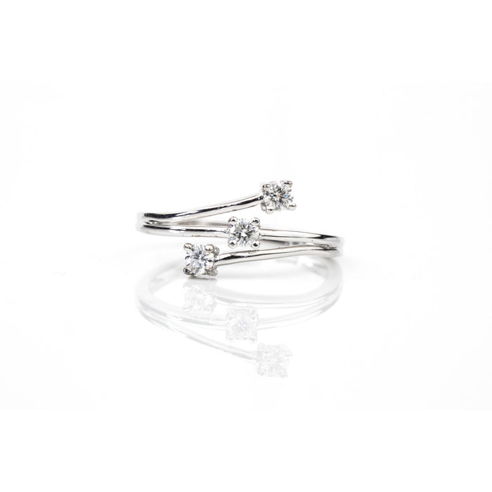 Bague diamants trinité