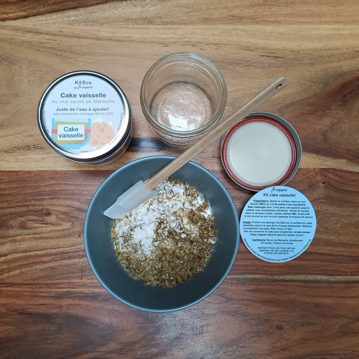 Kit cake vaisselle ecologique