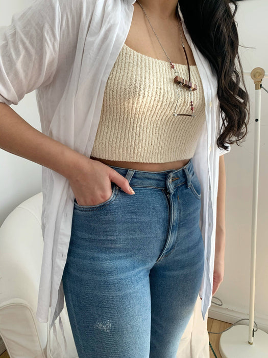 Collier balançoire perles et bois