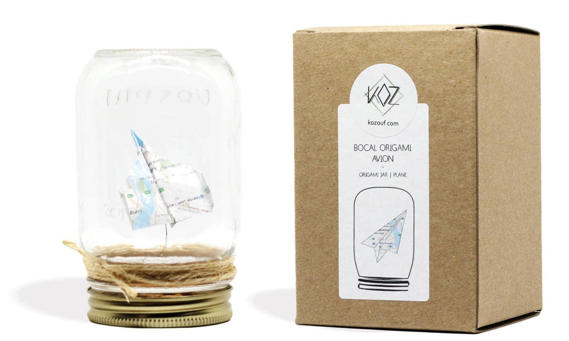 Bocal origami - avion