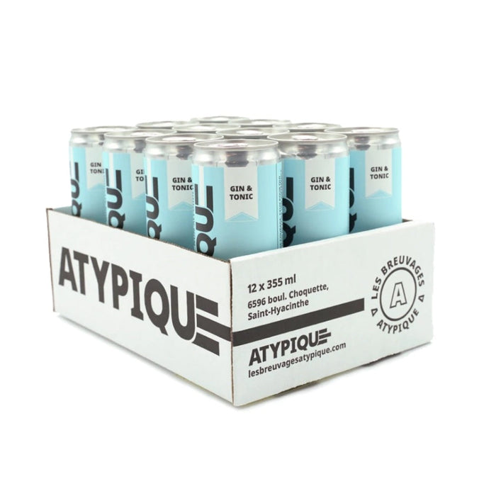 Atypique | gin & tonic sans alcool - 355 ml