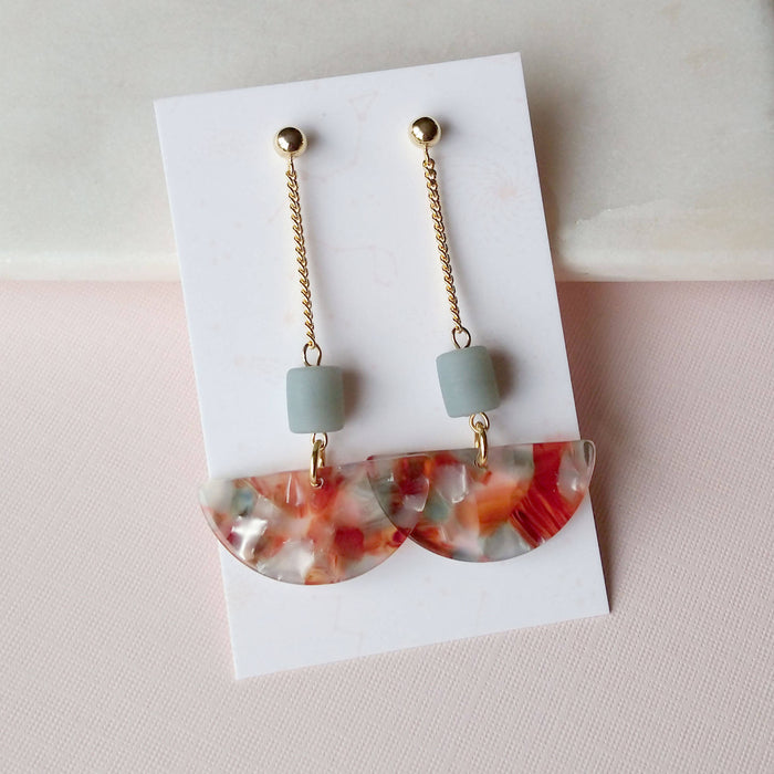 Boucles acétate noah (sd1373)