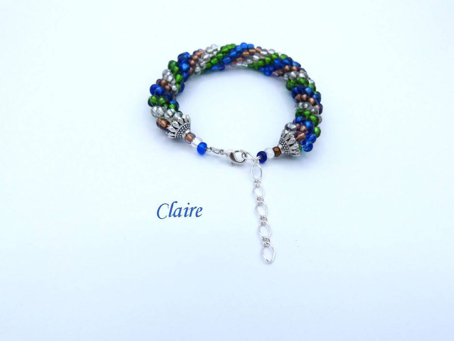 Bracelet de perles claire