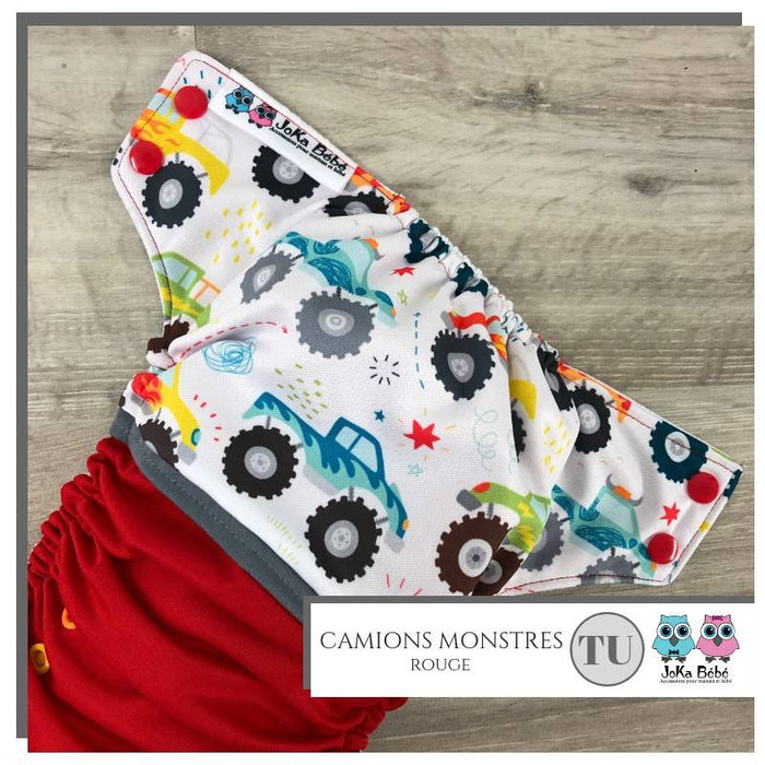 Couche lavable 1.0 édition limitée camions monstres