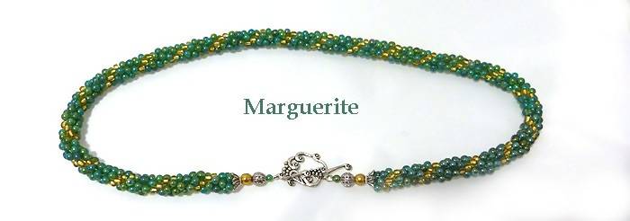 Collier de perles marguerite