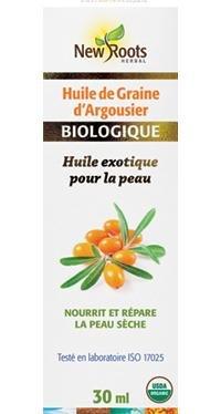 Huile d'argousier soins exquis 1040 mg -New Roots Herbal -Gagné en Santé