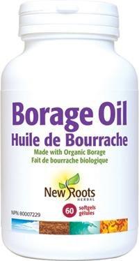 Huile de Bourrache -New Roots Herbal -Gagné en Santé
