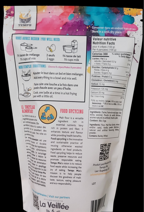 Mélange à crêpe à la farine de malt