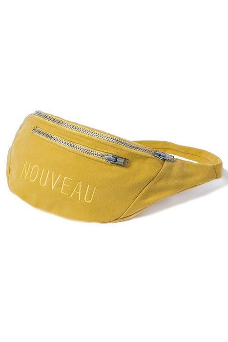 Sac banane moleskine jaune