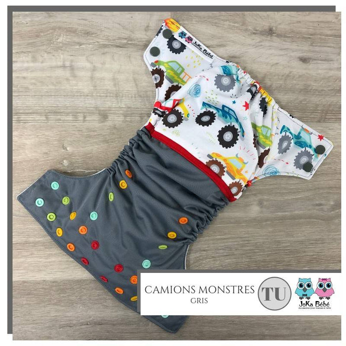 Couche lavable 1.0 édition limitée camions monstres