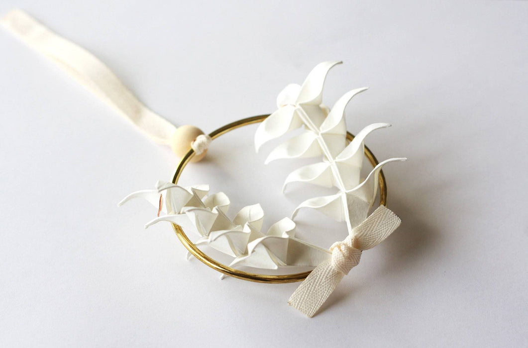 Bijou de sapin - couronne de blé