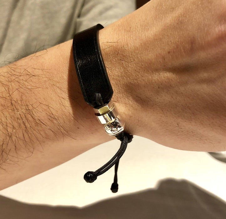 Bracelets en cuir véritable