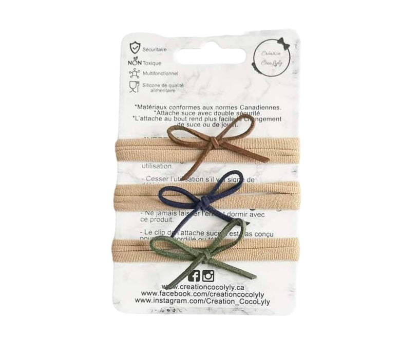 Mini boucle sur bandeau de nylon