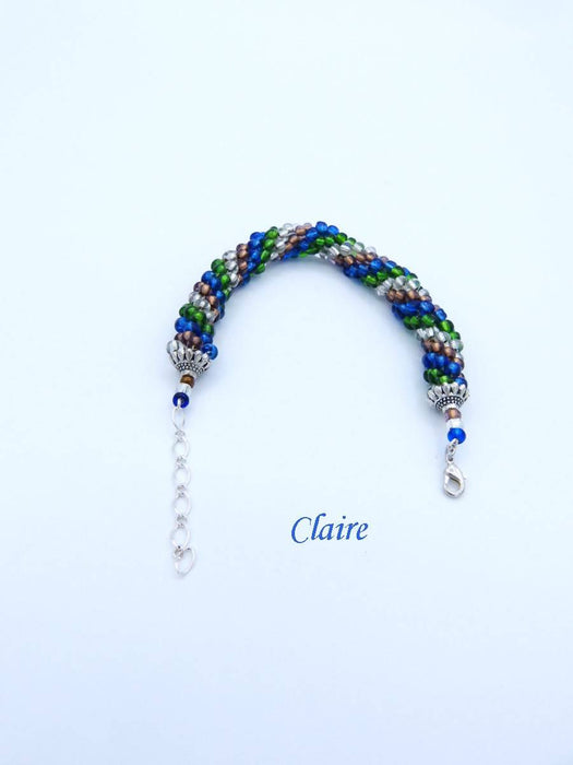 Bracelet de perles claire