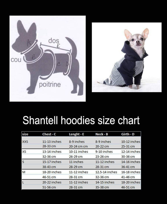 Manteau de denim jeans pour chiens, jacket mode, hoodie, manteau à capuchon non doublé xxs à l