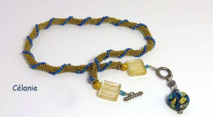 Collier de perles célanie