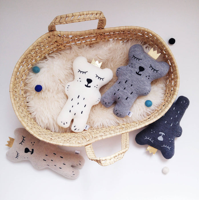 Peluche ours, doudou ours, doudou naissance, cadeau de naissance, ours polaire, the butter flying, doudou animal- doudou bebe-ours peluche