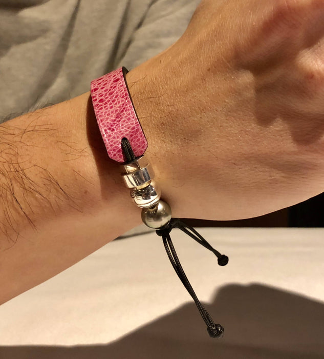 Bracelets en cuir de crapaud marin