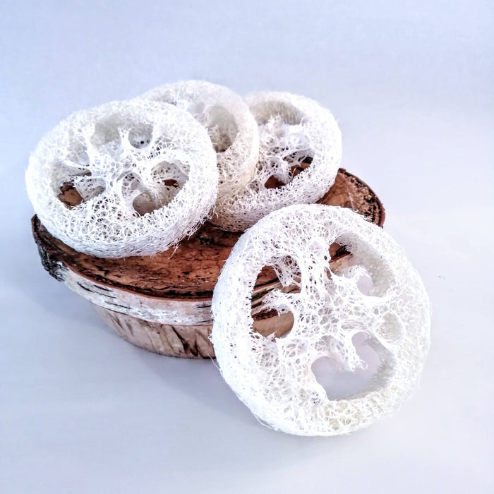 Porte savon en luffa - luffa soap dish
