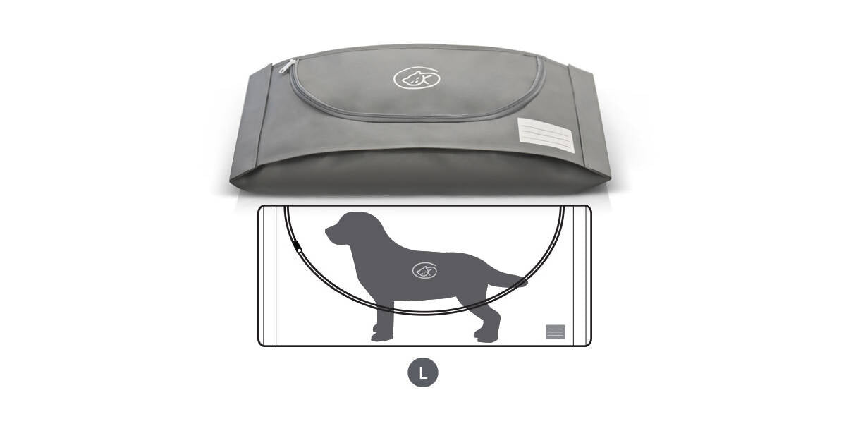 Housse mortuaire respectueuse pour animaux euthabag (l)