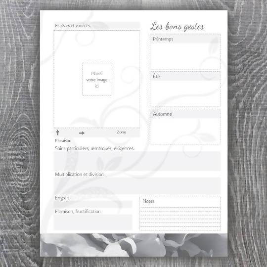 Bullet journal - mon petit jardin